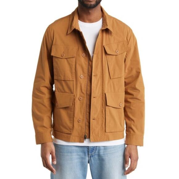 Treasure & Bond Nordstrom New Men's Surplus Field Jacket Tan Size Large Casual - Picture 1 of 9